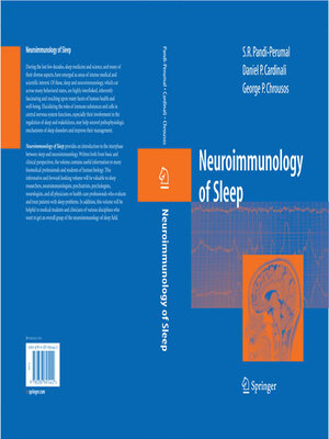 cover image of Neuroimmunology of Sleep